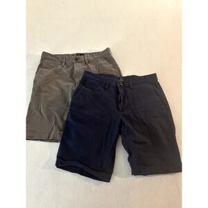 2 Pair Gap Khakis Gray and Blue 30 waist